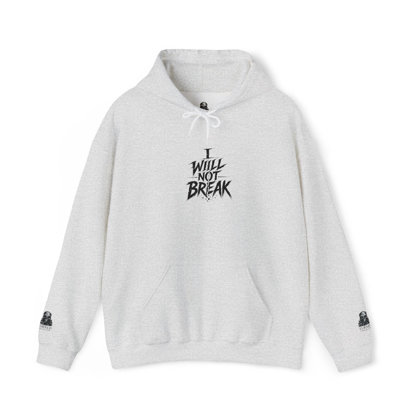 I will Not Break | Unisex Heavy Blend™ Hooded Sweatshirt Embroidered