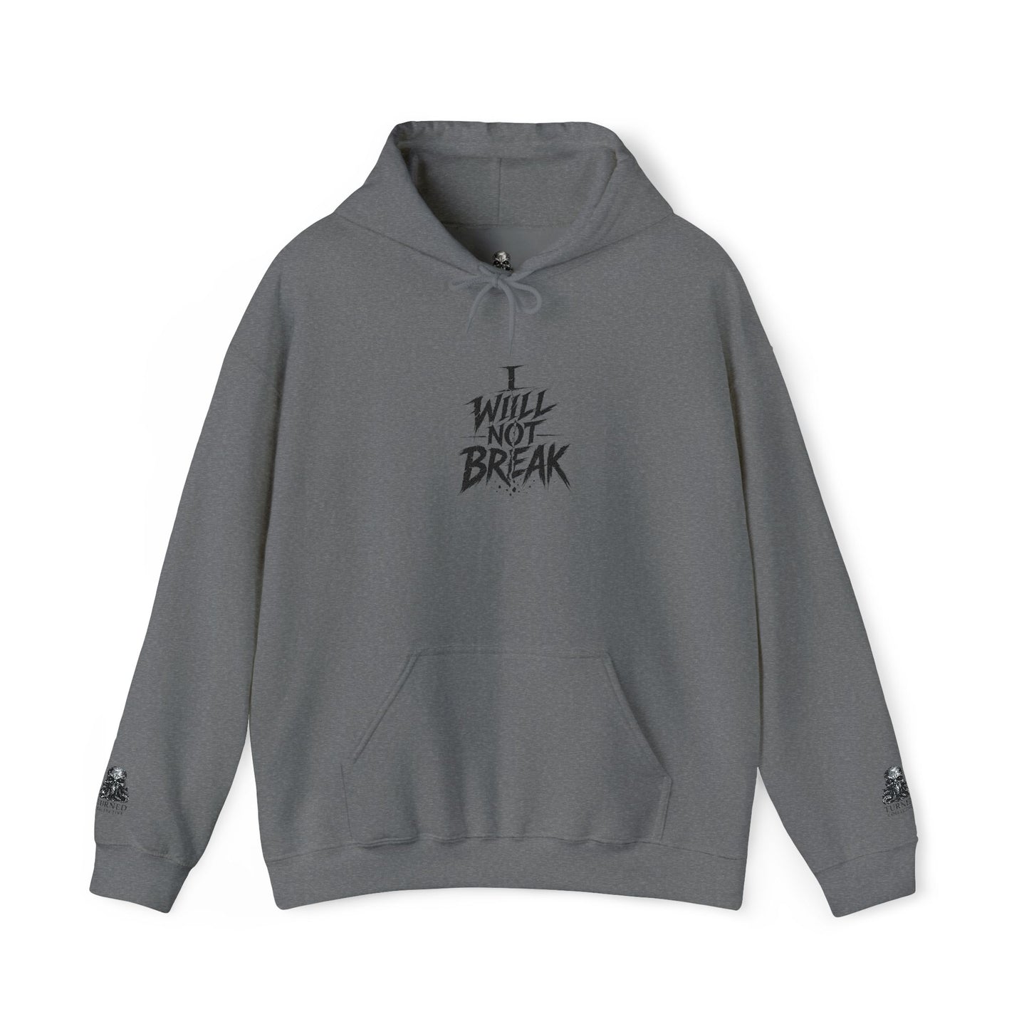 I will Not Break | Unisex Heavy Blend™ Hooded Sweatshirt Embroidered