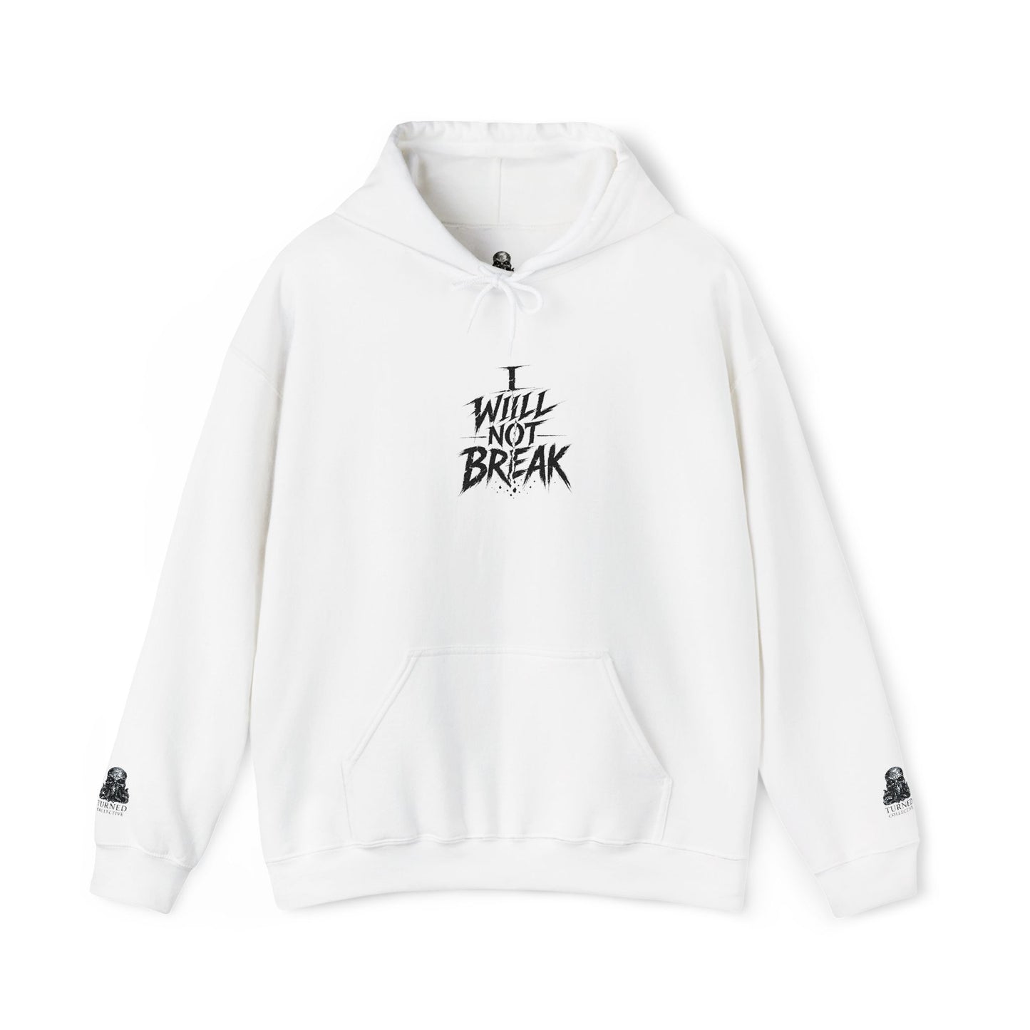I will Not Break | Unisex Heavy Blend™ Hooded Sweatshirt Embroidered