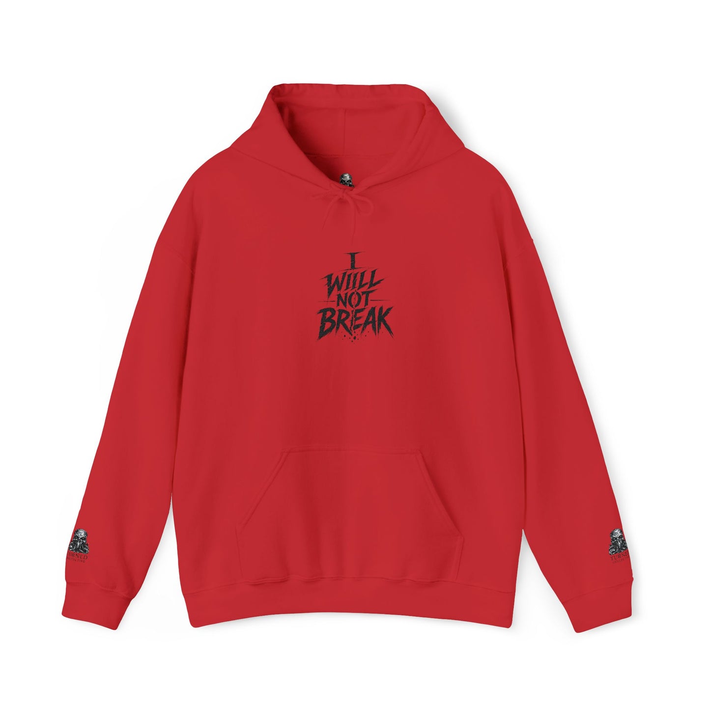 I will Not Break | Unisex Heavy Blend™ Hooded Sweatshirt Embroidered